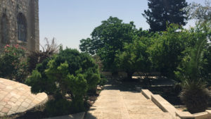 Main Diaspora Yeshiva Study Hall Front Courtyard