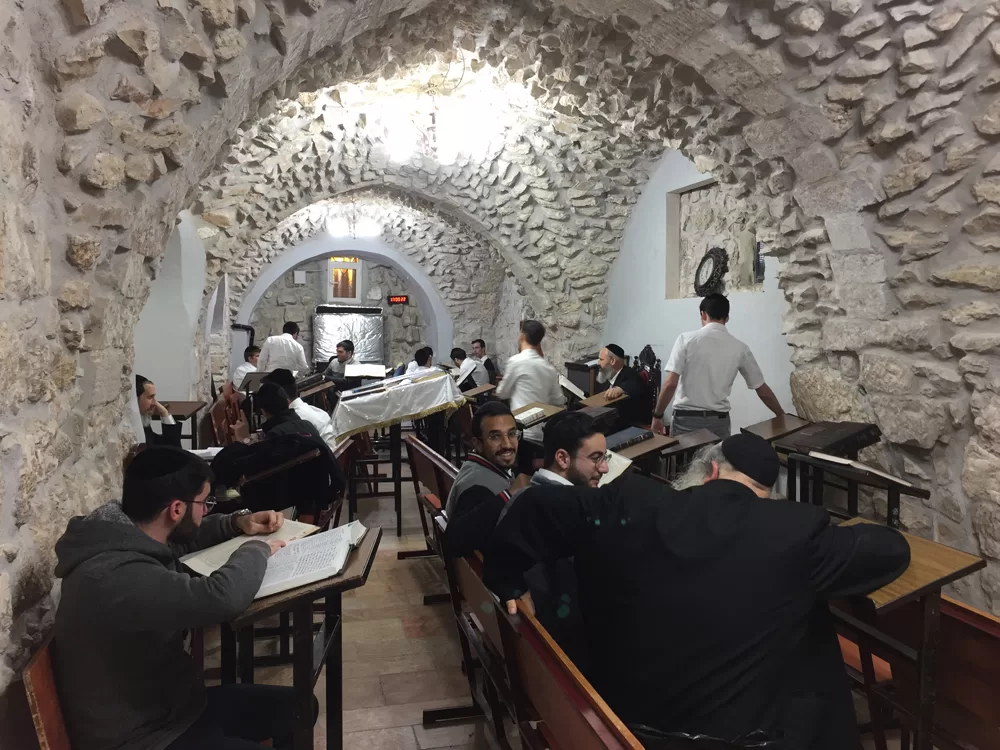 Diaspora Yeshiva Students Learning Torah